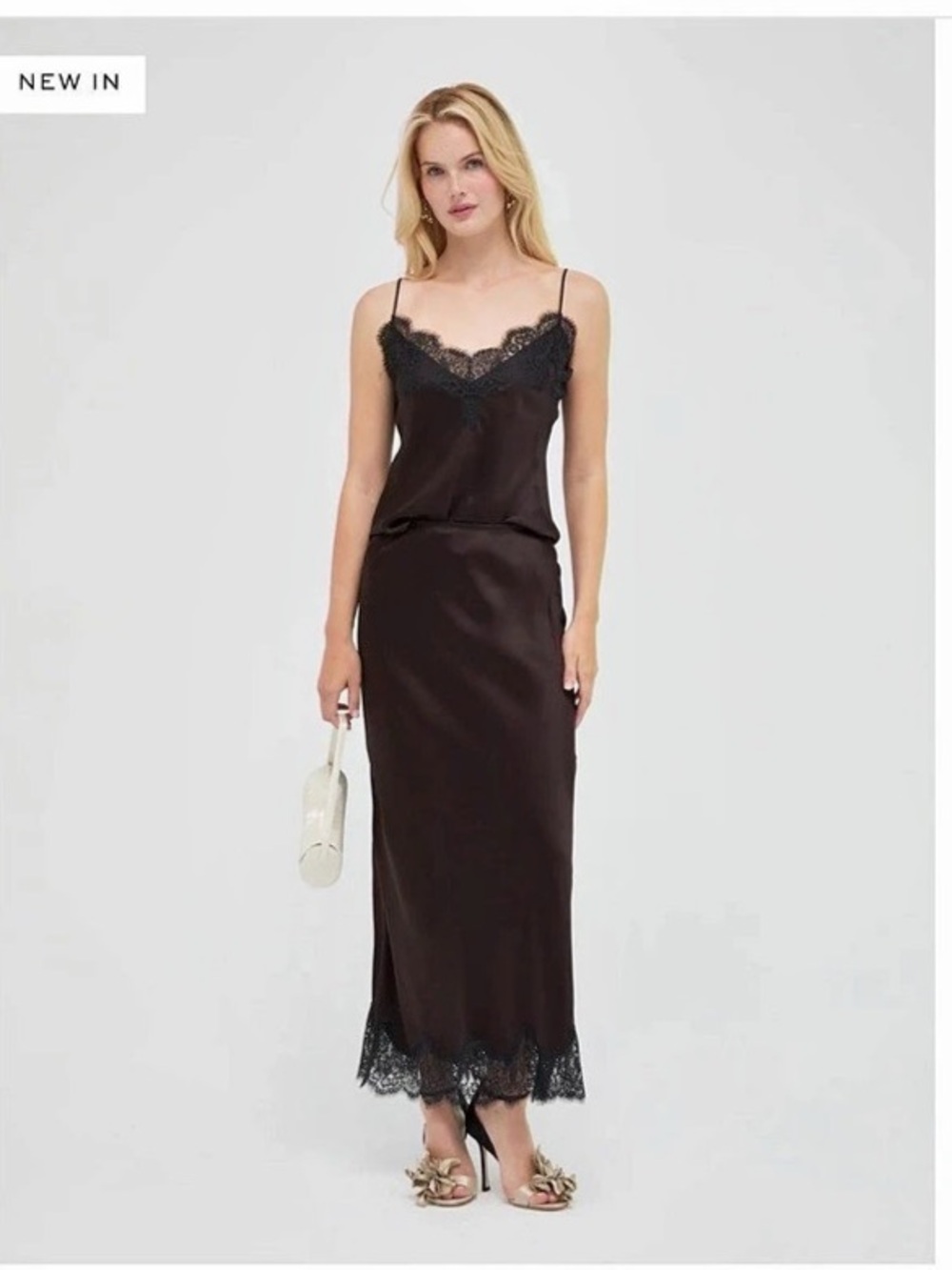 Hill House Home The Tiffany Maxi Skirt Black